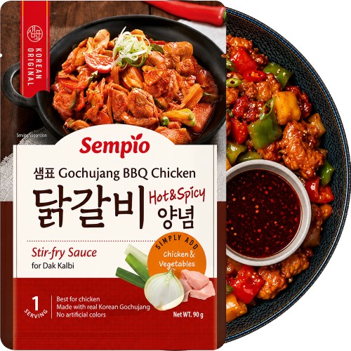 Sos BBQ Gochujang Kurczak Stir Fry Do Dak Galbi Koreański 90g SEMPIO