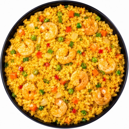Błyskawiczny Smażony Ryż Instant Curry z Krewetkami Curried Shrimp 80g MAMA