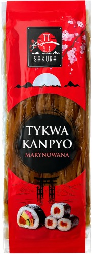 Kanpyo Marynowana Tykwa Do Sushi Karmelowy Smak w Słodkiej Zalewie 150g SAKURA