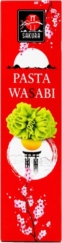 Pasta Wasabi Do Sushi Ostry Zielony Japoński Chrzan w Tubce 43g SAKURA