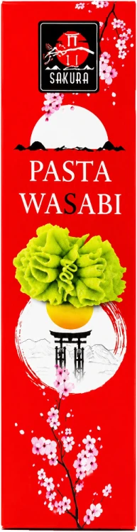 Pasta Wasabi Do Sushi Ostry Zielony Japoński Chrzan w Tubce 43g SAKURA