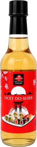 Ocet Gotowa Zaprawa Przyprawa Ryżowa Do Sushi i Japońskich Potraw 150ml SAKURA