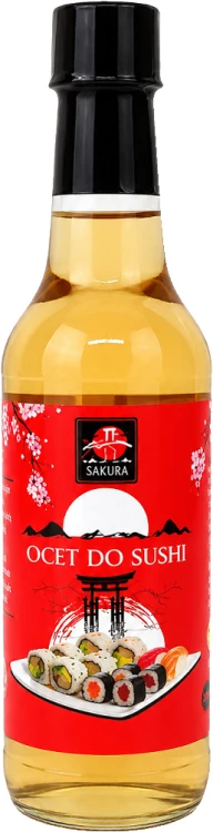 Ocet Gotowa Zaprawa Przyprawa Ryżowa Do Sushi i Japońskich Potraw 150ml SAKURA