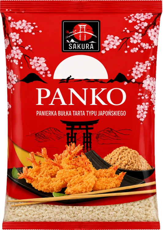 Chrupiąca Panierka Panko Do Mięsa i Krewetek Japońska Bułka Tarta 1kg 1000g SAKURA