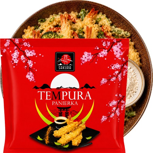 Mąka Panierka Mieszanka Japońska Tempura Do Krewetek Warzyw i Kurczaka 250g SAKURA