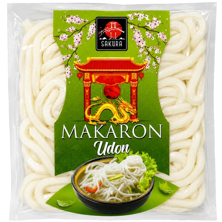 Świeży Ugotowany Makaron UDON Pszenny Gotowy w 2 Minuty 200g SAKURA