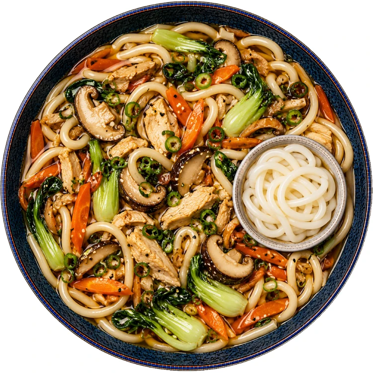 Świeży Ugotowany Makaron UDON Pszenny Gotowy w 2 Minuty 200g SAKURA