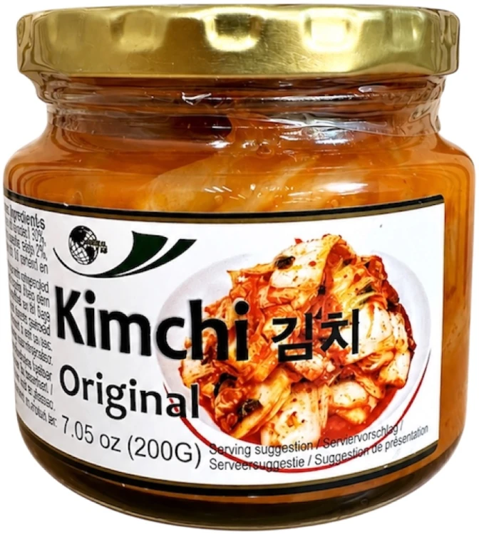 Koreańska Kapusta Kiszona Warzywa KIMCHI Świeże Ostre Probiotyki 200g ORIENTAL