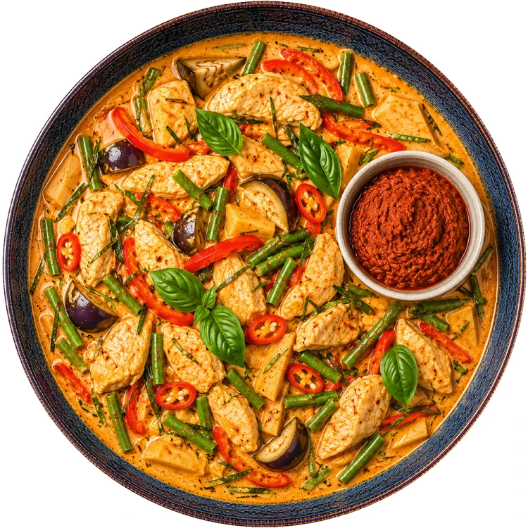 Tajska Ostra Czerwona Pasta Curry Red Curry Paste Mały Słoik 115g MR. MING