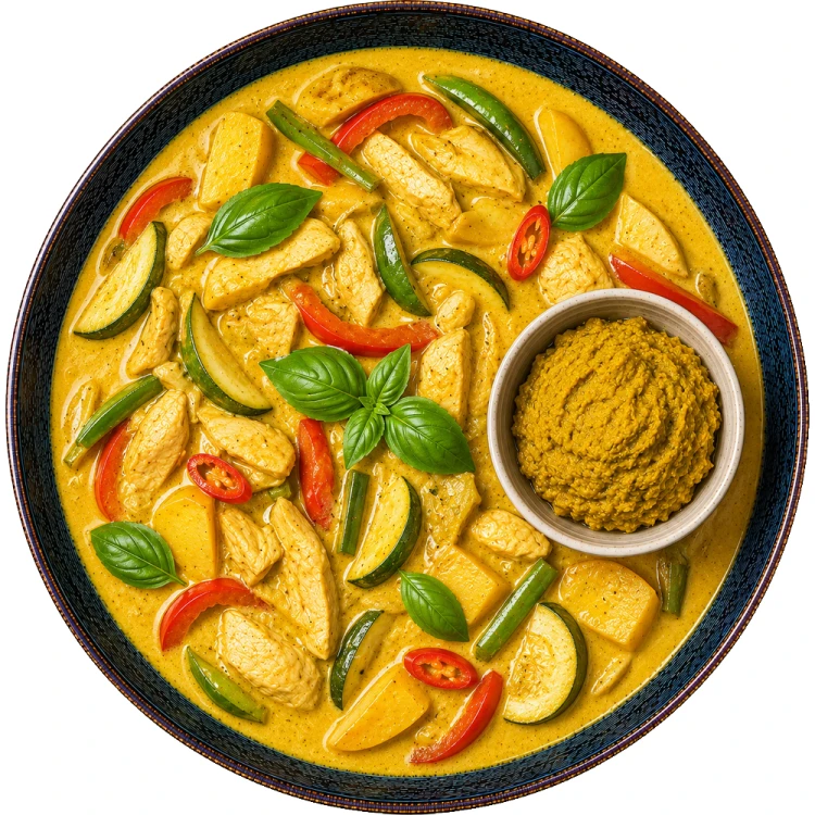 Tajska Ostra Żółta Pasta Curry Yellow Curry Paste Mały Słoik 115g MR. MING