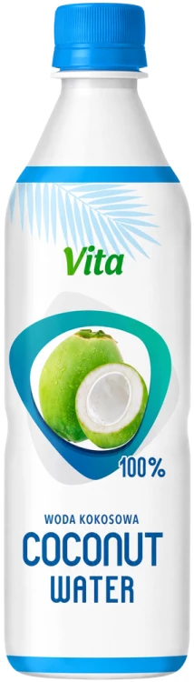 Zdrowa Woda Kokosowa z Kokosa 100% Naturalne Nawodnienie 500ml 0,5L VITA