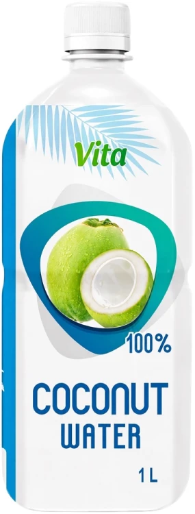 Zdrowa Woda Kokosowa z Kokosa 100% Naturalne Nawodnienie 1000ml 1 Litr VITA