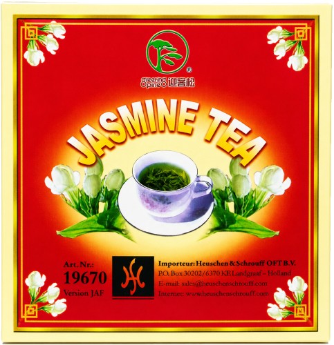 Chińska Zielona Zdrowa Herbata Jaśminowa Liściasta Aromat Jaśminu 500g GREETING PINE
