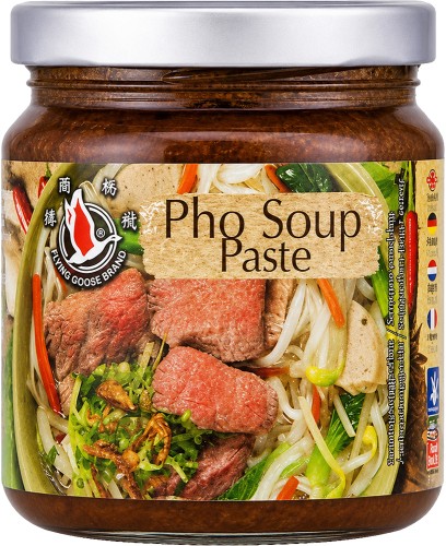 Pasta Do Wietnamskiej Zupy PHO Mieszanka Naturalnych Przypraw 195g FLYING GOOSE BRAND