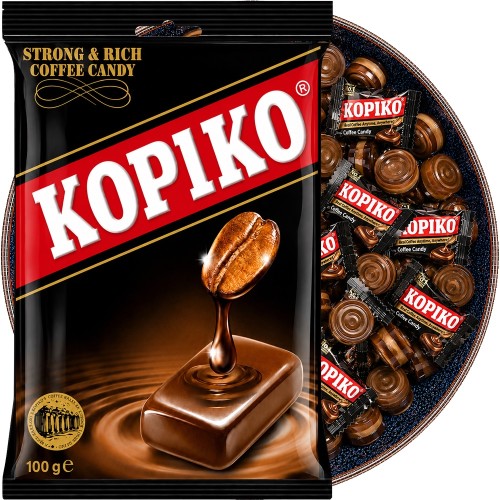 Cukierki Kawowe Oryginalne z Kawy Coffee Candy Smak Kawy 100g KOPIKO