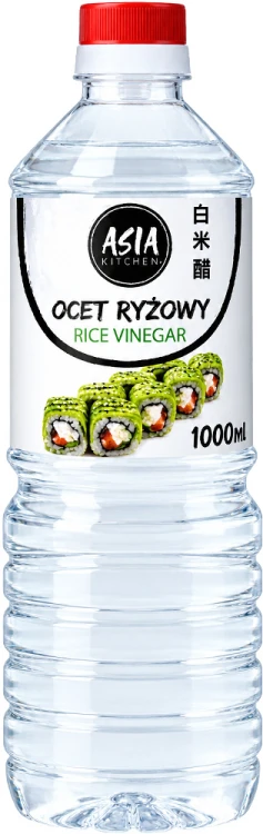 Ocet Ryżowy z Ryżu Do Zaprawy Sushi Sałatek Marynat 1 Litr 1000ml ASIA KITCHEN