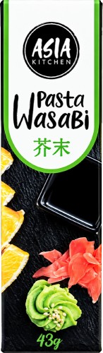 Pasta Wasabi Do Sushi Ostry Zielony Japoński Chrzan w Tubce 43g ASIA KITCHEN