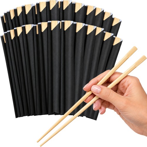 Pałeczki Bambusowe Do Sushi w Oddzielnych Kopertkach 21cm 50 Par ASIA KITCHEN