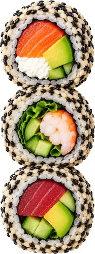 Sezam MIX Czarny i Biały Posypka Do SUSHI i Sałatek Orzechowy Smak 100g SKWORCU