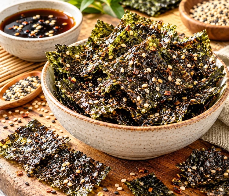 Koreańskie Nori Snack Przekąska Chrupiące Wodorosty Prażone TERIYAKI 4,5g ASIA KITCHEN