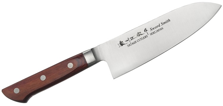 Satake Kotori Japoński Zestaw 2 Noży Uniwersalny 13cm i Santoku 17cm