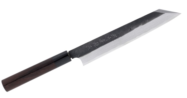 Hideo Kitaoka Nóż Shirogami Black Kiritsuke 21 cm