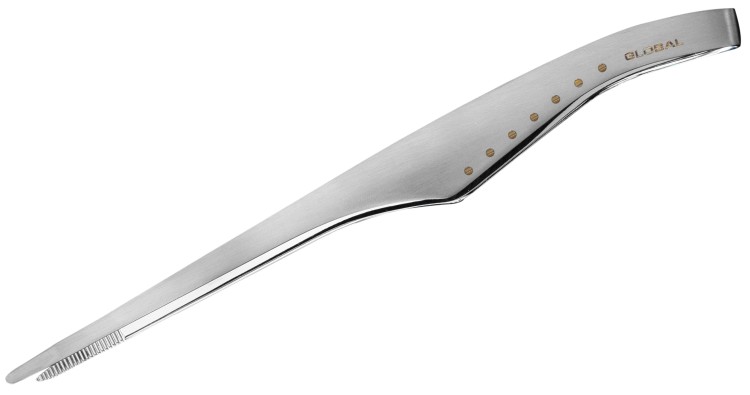 Global Japońska Pęseta Kuchenna 20cm Stal Nierdzewna GS-107