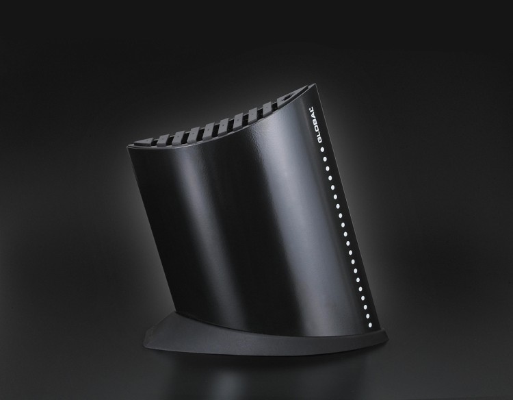 Global Japoński Czarny Blok Na 9 Noży Duży w Kształcie Żaglowca GKB-52CB