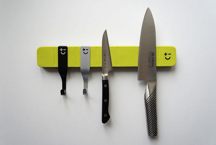 BISBELL Zielona Listwa Magnetyczna Na Noże 30x4,5x2cm 300mm