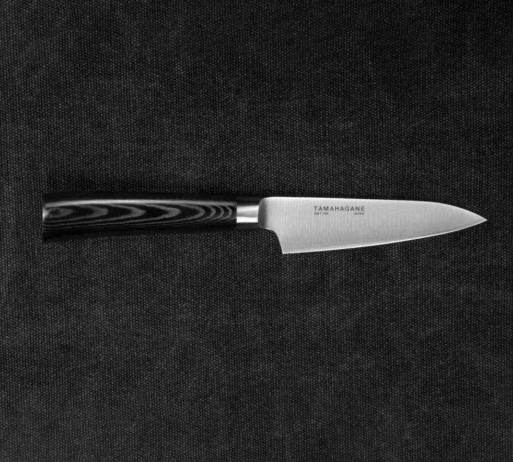 Tamahagane SAN Black Nóż Do Obierania 9cm