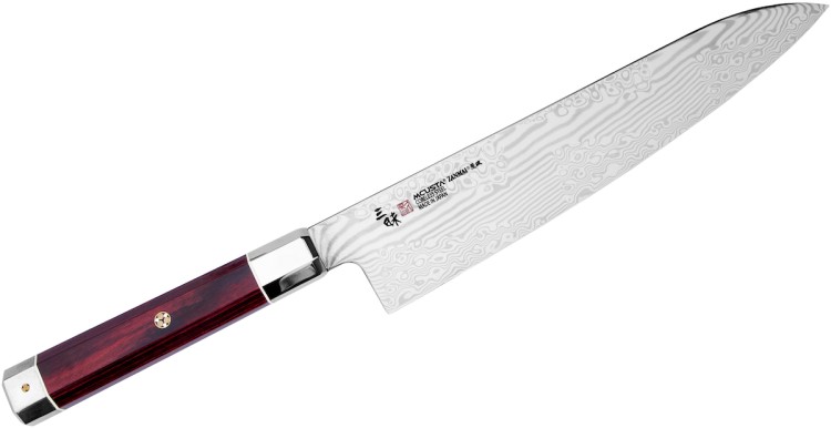 Mcusta Zanmai VG-10 Ultimate Aranami Japoński Nóż Szefa Kuchni 61 HRC 21cm
