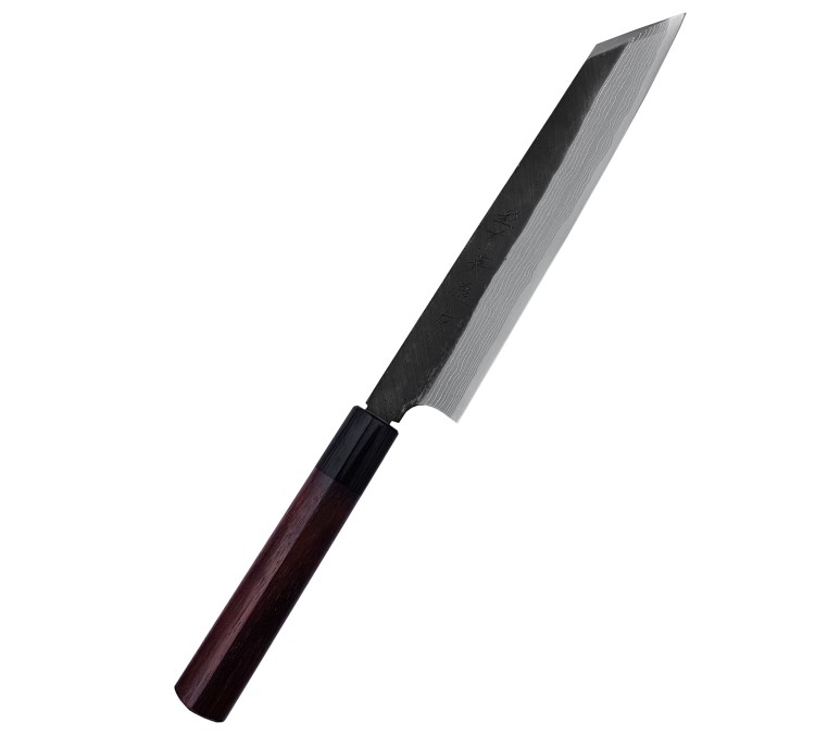 Hideo Kitaoka Nóż Shirogami Black Kiritsuke 21 cm