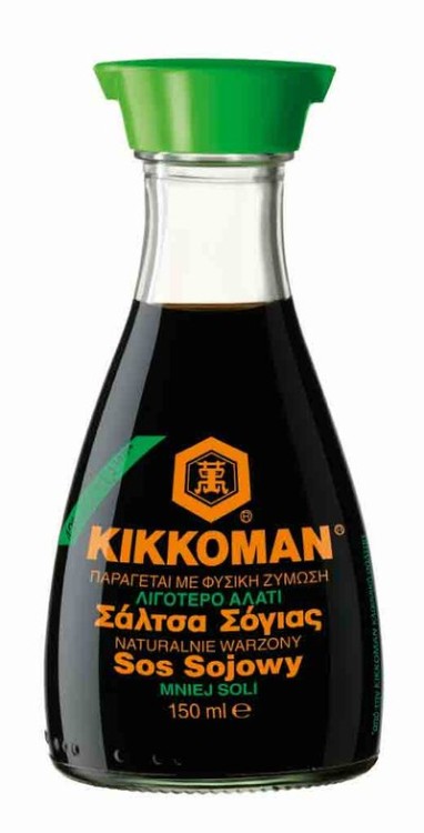 Japoński Sos Sojowy Do Sushi LIGHT Mniej Słony Dozownik 150ml KIKKOMAN