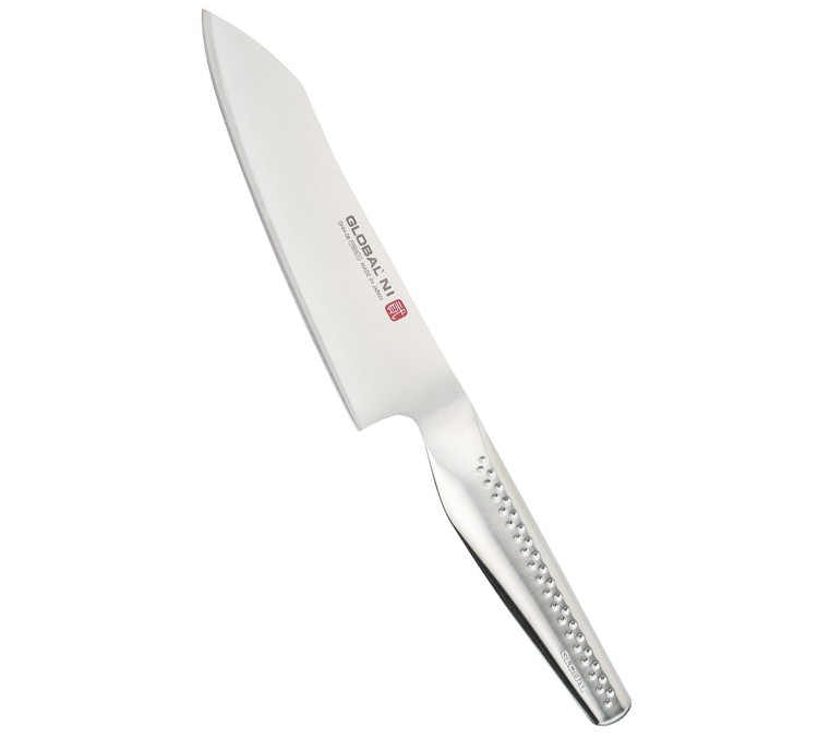 Global NI Japoński Ostry Nóż Kuchenny Do Warzyw 16cm 56-58 HRC GNM-08