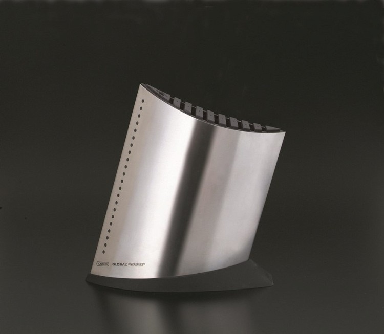 Global Japoński Stalowy Blok Na 9 Noży Duży w Kształcie Żaglowca GKB-52