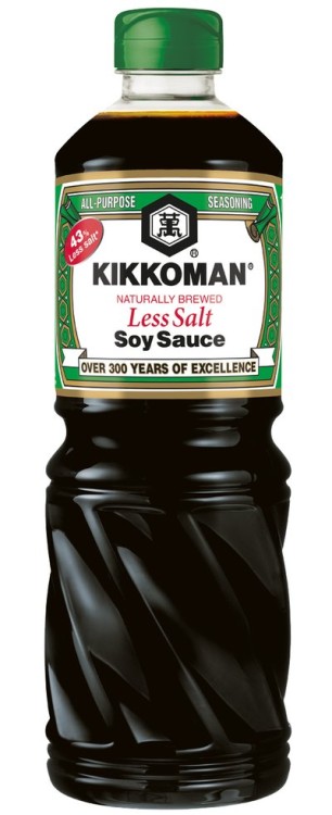 Japoński Sos Sojowy Do Sushi Naturalny Warzony LIGHT Mniej Soli 975ml KIKKOMAN