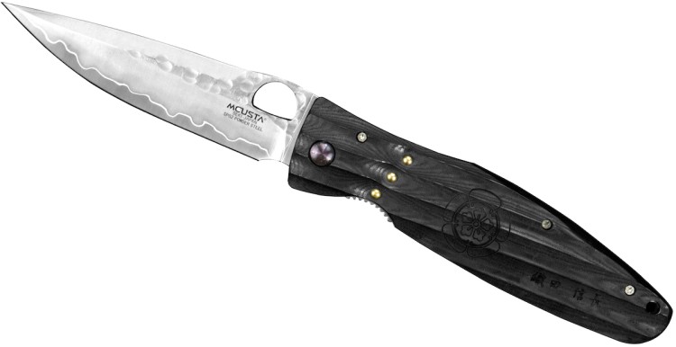 Mcusta Sengoku Black Micarta SPG2 Japoński Nóż Składany 8,6cm