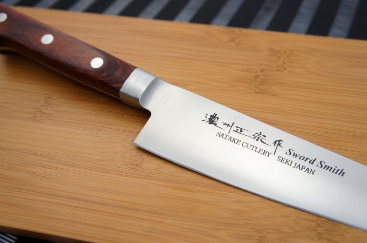 Satake Kotori Japoński Ostry Nóż Kuchenny Szefa Kuchni 56-58 HRC 18cm