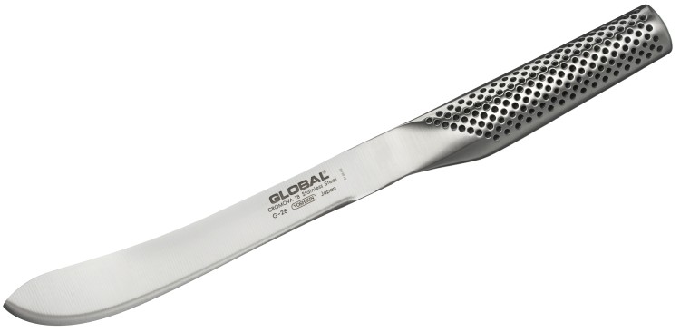 Global Japoński Ostry Nóż Kuchenny Do Mięsa Rzeźnicki 56-58 HRC 18cm G-28