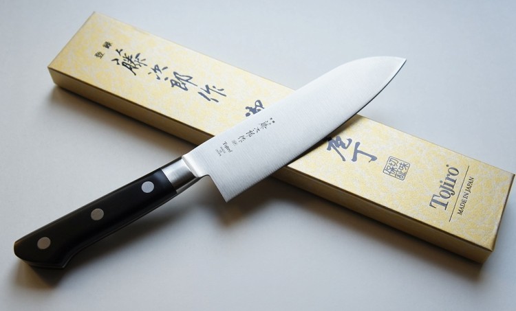 Tojiro Classic VG-10 Japoński Nóż Kuchenny Santoku Do Warzyw 60 HRC 17cm