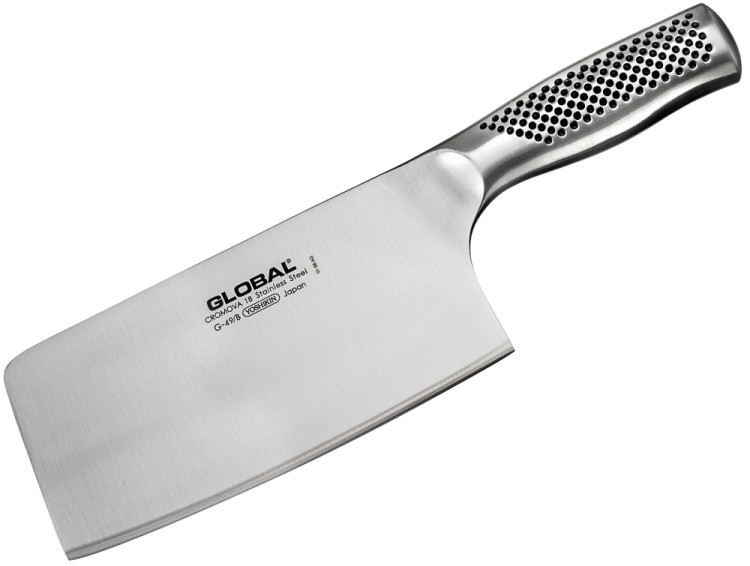 Global Japoński Tasak Nóż w Stylu Chińskim Do Krojenia Siekania 17cm G-49/B