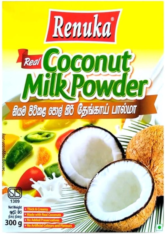Mleko Mleczko Kokosowe w Proszku Sproszkowane z Miąższu Kokosa 300g RENUKA