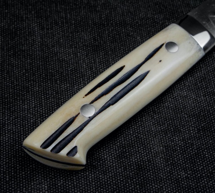 Takeshi Saji SRS13 Róg Jeleni Ręcznie Kuty Nóż Szefa Kuchni 21cm