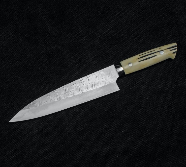 Takeshi Saji SRS13 Róg Jeleni Ręcznie Kuty Nóż Szefa Kuchni 21cm