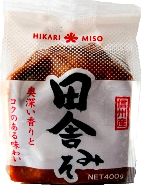 Japońska Pasta z Fermentowanej Soi Do Zupy Miso Ciemna Czerwona Shiro 400g HIKARI MISO