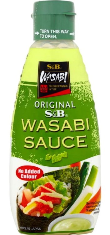 Japoński Ostry Gęsty Sos Pasta Wasabi Do Sushi Oraz Jako DIP 170g S&B