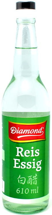 Chiński Ocet Ryżowy z Ryżu Biały Do Sushi Sałatek i Kwaśnych Potraw 610ml DIAMOND