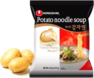 Koreańska Zupka Błyskawiczna Instant z Makaronem Ziemniaczanym 100g NONGSHIM