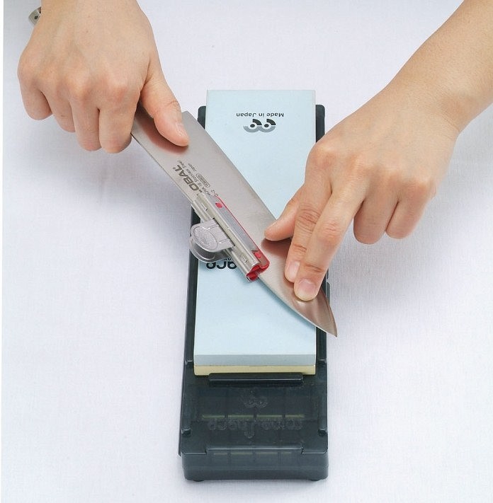 Global MinoSharp Japońskie Klipsy Do Ostrzenia Noży Ułatwiające 2 Sztuki