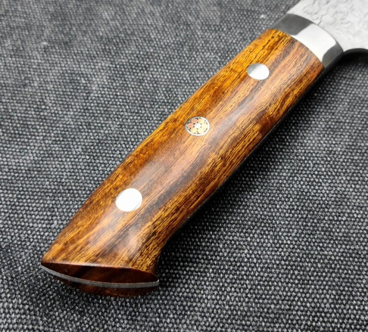 Takeshi Saji R2 Diamond Nóż Ręcznie Kuty Uniwersalny 15cm